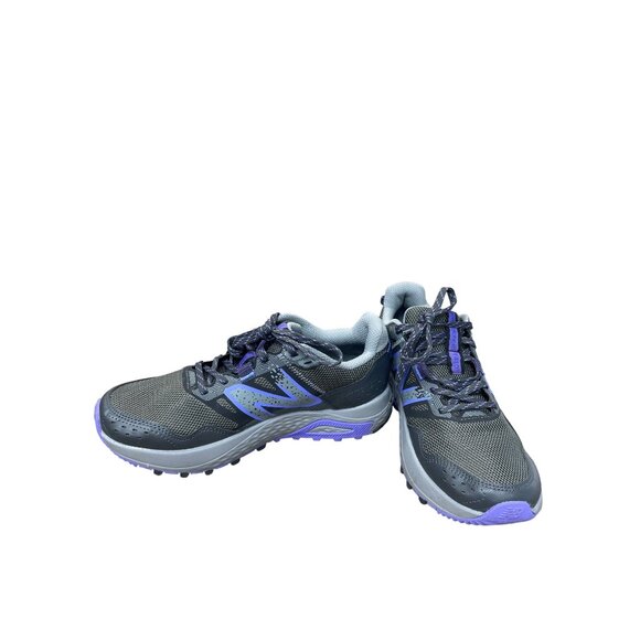 New Balance T 410 Womens Black Purple Trail Running Sneakers Sz7.5B SKU 9487 - Picture 2 of 15